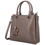 Luxusní dámská koženková kabelka do ruky Rishi, khaki