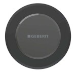 GEBERIT - Splachovací systémy Oddálené ovládání splachování typ 10, síťové napájení, matná černá 115.956.14.6