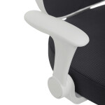 Dětská židle, výškově nastavitelná, šedá síťovina, KA-K1062 GREY