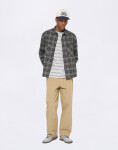 Edwin Ace Shirt LS Black / Grey garment washed L