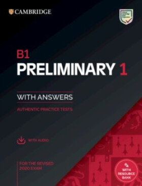 B1 Preliminary 1 for revised exam from 2020 Student´s Book with Answers with Audio