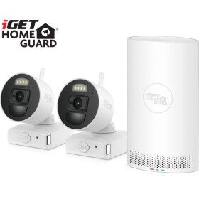 IGET HOMEGUARD HGNVK88002P / 8 kan. FHD rekordér DVR / 2xIP66 FHD kamera / LAN / HDMI / VGA / USB / 1xSATA / BNC / RCA (5060442178014)