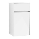 VILLEROY & BOCH - Collaro Boční skříňka, 40x75x35 cm, 1 dvířka, panty vlevo, Glossy White C03200DH