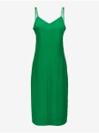 Zelené dámské saténové šaty ONLY Sia dámské