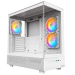 Montech XR bílá / ATX / 2x USBA / 1x USB-C / 3x 120mm / bez zdroje / průhledná bočnice (XR (W))