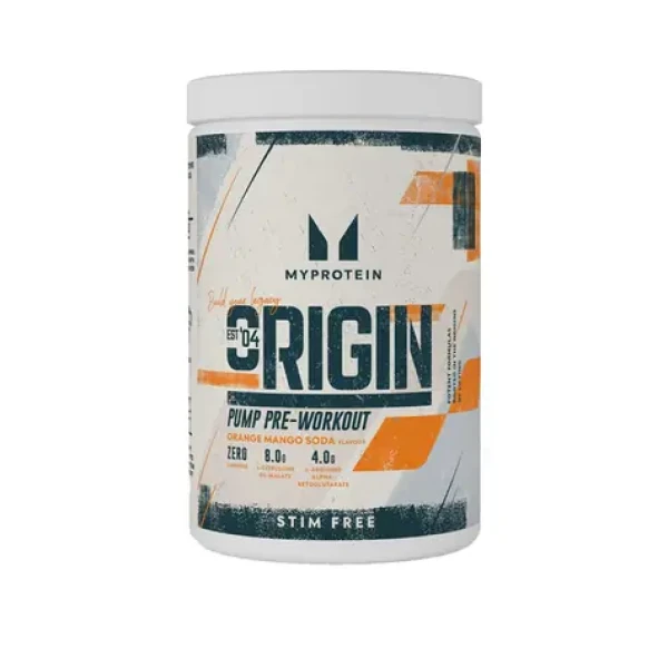 MyProtein Origin Pre-Workout Stim Free orange mango 600 g (18209)