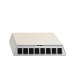 Intellinet 24-Port Cat6a Patchpanel geschirmt 1HE Kabeleinführung 90° abgewinkelt schwarz 24 portů patch panel 483 mm (1