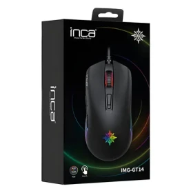 Inca IMG-GT14 černá / drátová herní myš / optická / 3600 DPI / 7 tlačítek / RGB / USB-A / 1,5 m (IMG-GT14)