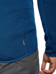 ICEBREAKER Mens 400 RealFleece Descender LS Zip, Atlantis velikost: M