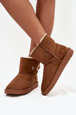 Dámské sněhule s přezkou Wrangler 20253091.37B Camel 40