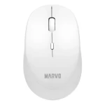 Marvo WM103WH bílá / Bezdrátová optická myš / 1600 DPI / 2.4GHz USB přijímač (WM103WH)