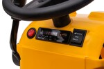 Mamido Elektrický traktor s přívěsem S617 žlutý