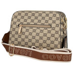 Stylová dámská koženková crossbody Maria, hnědá