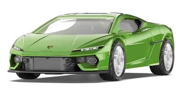 SIKU Blister - Lamborghini Temerario zelená