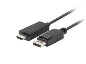 Lanberg CA-DPHD-11CC-0030-BK černá / Kabel DisplayPort na HDMI / 3 m / DP 1.1 / 1080p / 60 Hz (CA-DPHD-11CC-0030-BK)