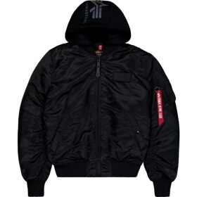 Alpha Industries Bunda MA-1 ZH Back Print černá | reflexní M