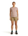 Dámské merino triko s krátkým rukávem ICEBREAKER Wmns 125 Cool-Lite Sphere SS Tee Across, Pink Quartz velikost: S