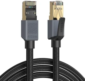 Ugreen NW343 černá / Síťový kabel / Cat.8 / F/FTP / RJ45-RJ45 / 5m (85731)