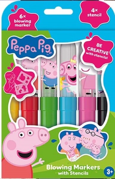 Foukací fixy - Peppa Pig