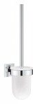 GROHE - QuickFix Start Cube WC štětka nástěnná s držákem, sklo/chrom 40977000