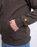 Carhartt WIP Hooded Chase Jacket Shungite/Gold S