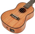 Cascha HH 2035E Concert Mahogany Ukulele Set EQ