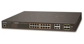 Planet GS-4210-16P4C / Switch / L2 / 20x 1Gb / 4x 1Gb SFP / 16x PoE 802.3at / 220W (GS-4210-16P4C)