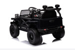 Mamido Elektrické autíčko OFFROAD černé 12V Vysoký podvozek, široké sedadlo, Odpružené nápravy, 2,4 GHz Dálkové ovládání LED světla