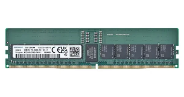 Samsung M321R4GA3PB0-CWM 32GB / Serverová paměť / DDR5 5600 MHz / 2Rx8 / RDIMM / ECC / 1,1 V (M321R4GA3PB0-CWM)
