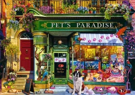 Trefl - Puzzle - Premium Plus Tea Time: Ráj zvířat