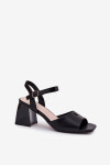 Sandály na podpatku model 213186 Step in style 40