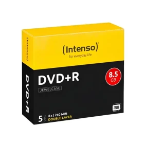 Intenso DVD+R DL 8,5GB / Optické médium / 5 ks / 8x / JewelCase (4311245)