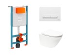 Závěsný WC set do lehkých stěn / předstěnová Vitra S60 SIKOVSW3 SIKOVSW3
