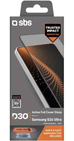 SBS D3O ochranné sklo Samsung Galaxy S26 Ultra / Ochranné sklo / D3O® / S aplikátorem (8018417535987)