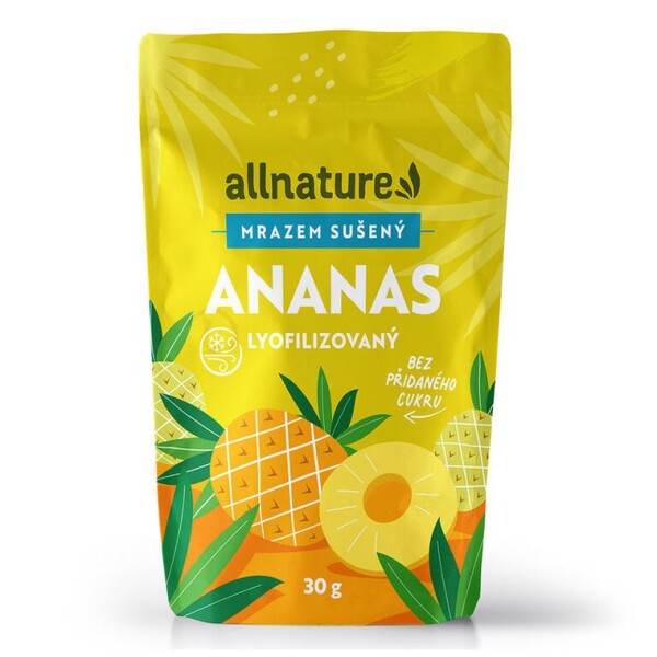 Allnature Ananas sušený mrazem kousky 30 g