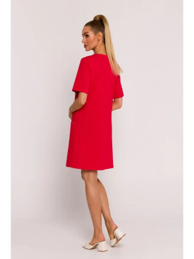 Dámské šaty M788 Červená - MOE červená 44/2XL