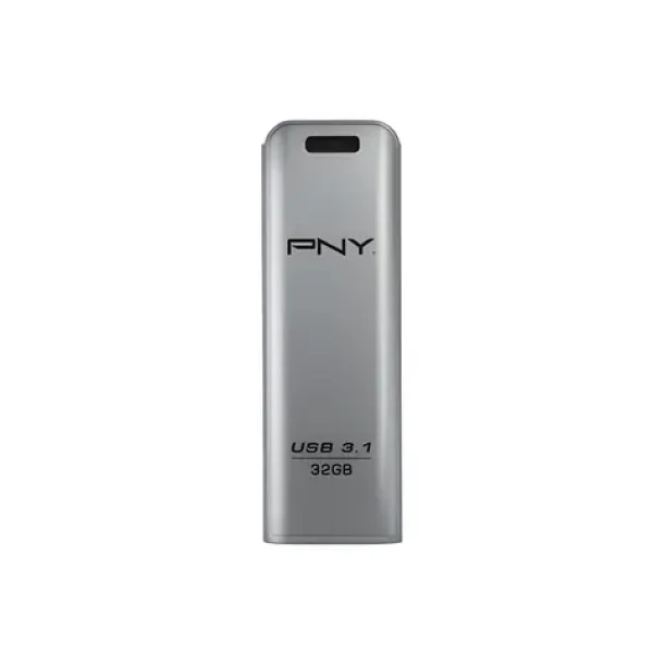 PNY Elite Steel 32GB / Flash disk / USB 3.1 Gen1 / čtení 20 MB/s / zápis 80 MB/s (FD32GESTEEL31G-EF)