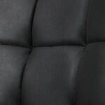 Pracovní židle, výškově nastavitelná, černá látka, KA-V3120 BK3