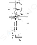 GROHE - Feel Dřezová baterie s flexibilním ramenem, chrom 31489000