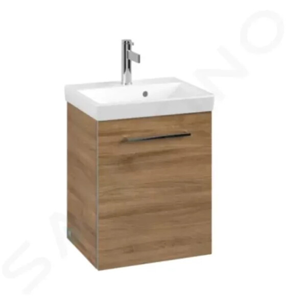 VILLEROY & BOCH - Avento Umyvadlová skříňka, 430x514x352 mm, 1 dvířka, Oak Kansas A88700RH