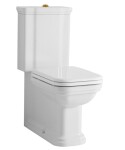 KERASAN - WALDORF WC kombi mísa 40x68cm, spodní/zadní odpad, bílá 411701
