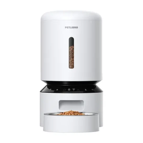 Petlibro Granary bílá / Chytrý dávkovač krmiva / 5 l / WiFi / ocelová miska / aplikace (PL-AF103-34W)