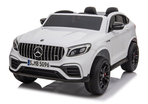 Mamido Dětské elektrické autíčko Mercedes GLC 63S 4x4 dvoumístné bílé