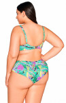 Spodní díl plavek Ava SF 211/5/B Vibrant Green Brazilian S-3XL zářivě zelená XXL-44