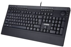 Crono CK2111 černá / multimediální klávesnice / USB / CZ+SK (CK2111)