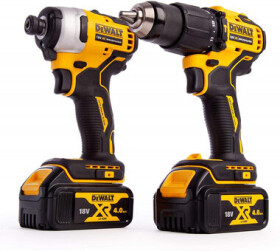 DeWalt DCK2062M2T / Sada Aku nářadí příklepová vrtačka rázový utahovák / 18 V / 2x 4Ah / kufr (DCK2062M2T)