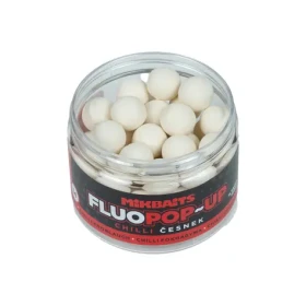 Mikbaits Plovoucí fluo boilie Chilli Česnek 14 mm / Plovoucí boilie / 150 ml (MC0147)