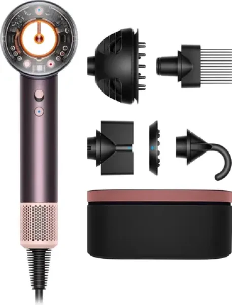 Dyson Supersonic Nural HD16 Jasper/Plum / fén na vlasy / 1600 W / difuzér / 4 teploty / 3 rychlosti (599003-01)