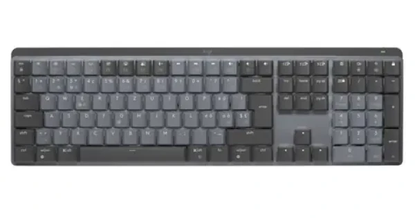 Logitech MX Mechanical grafitová / Klávesnice / bezdrátová / podsvícená / taktilní spínače / CH layout (920-010752)