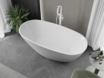 MEXEN/S - Eris volně stojící vana 180 x 95, bílá, sifon a přepad bílá 53441809500-20